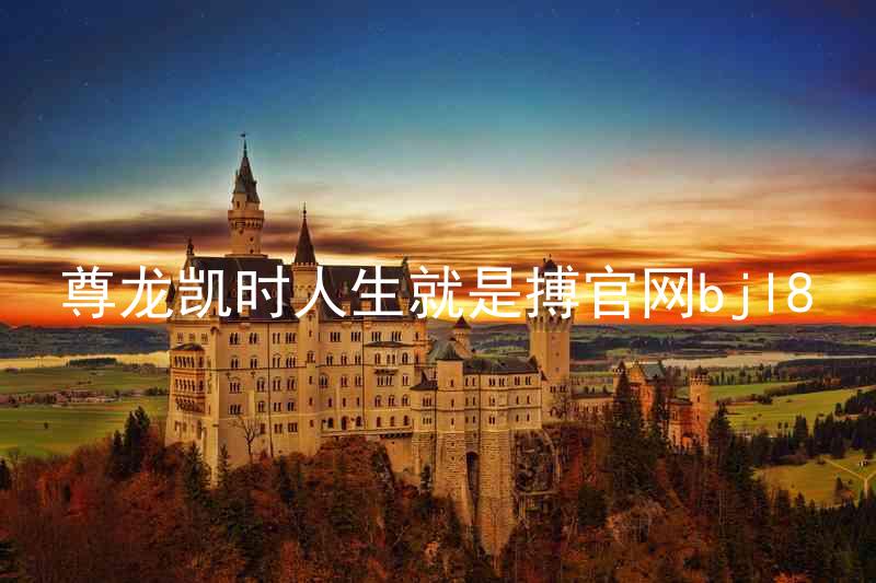 尊龙凯时人生就是搏官网bjl8